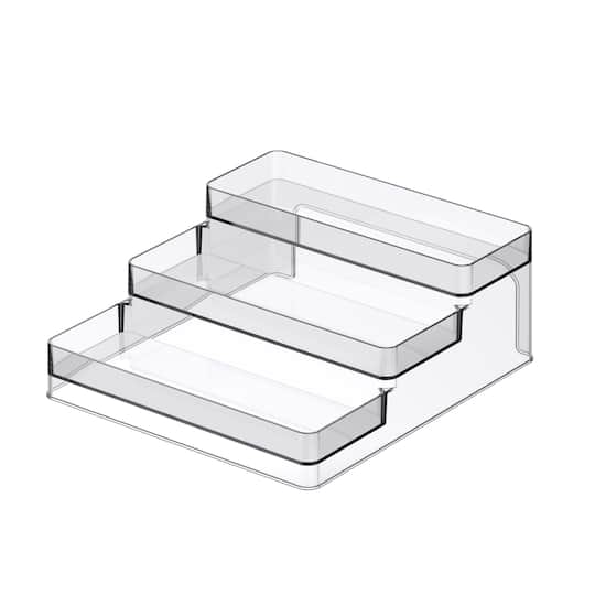 Clear 3-Tier Storage Shelf Organizer by Simply Tidy®